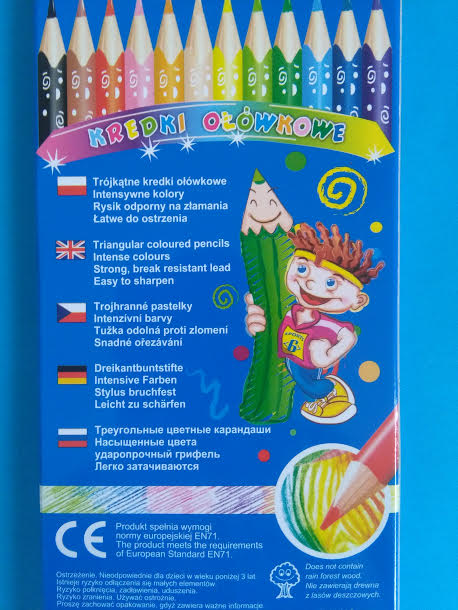 Kredki ołówkowe trójkątne FLAMINGO 12 kol. S301 Rodzaj kredki ołówkowe