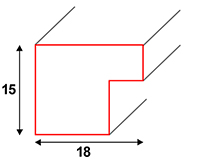 RAMKA NA ZDJĘCIA RAMA SOSNA BIELONA 30x40 CM Marka Fabryka Ramek