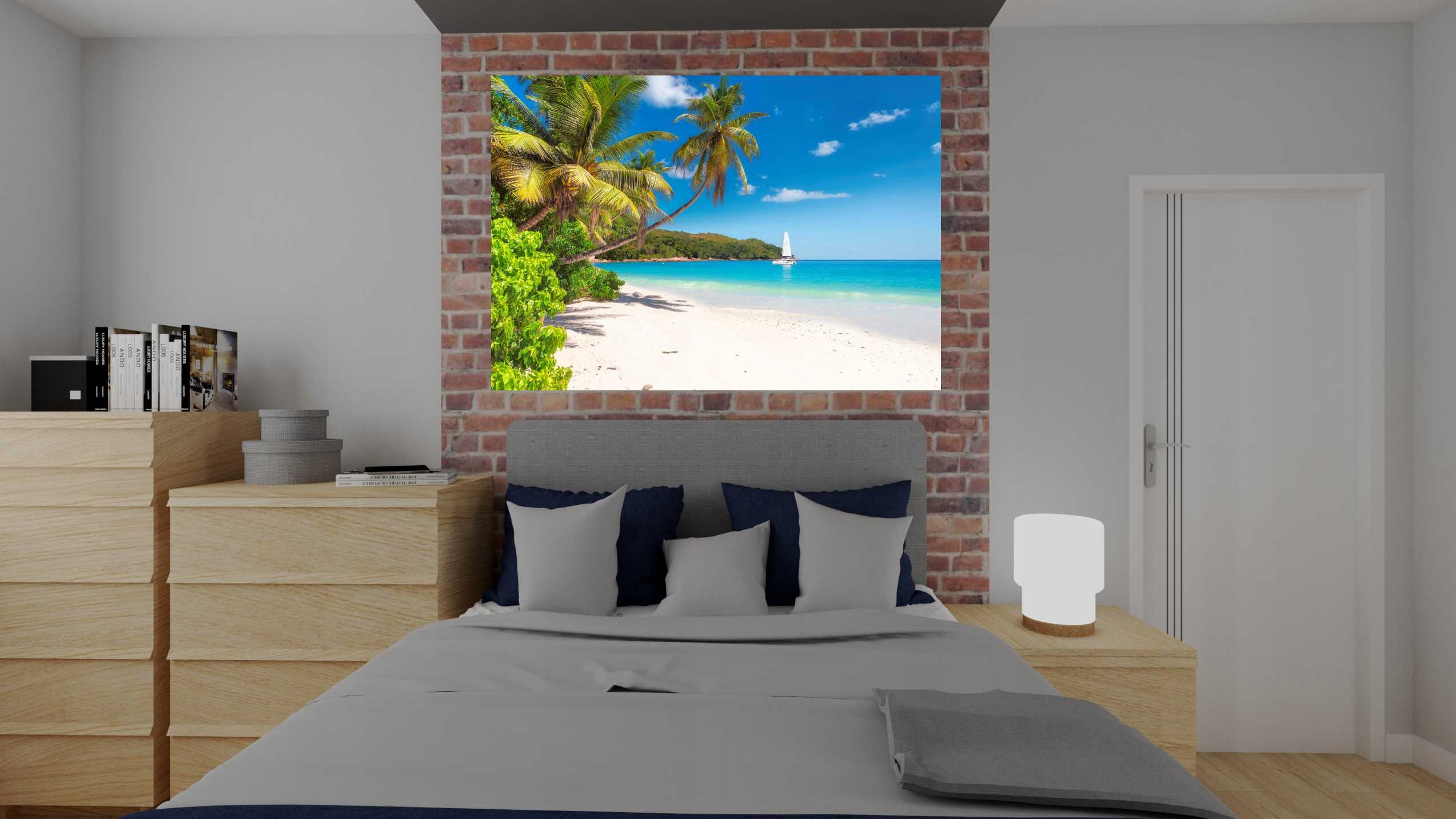 Plakat poster PLAŻA PALMY morze 100x70 max wybór Marka EObraz