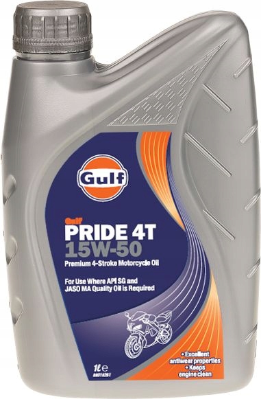 

Gulf Pride 4T 15w50 1L do motocykla półsyntetyczny