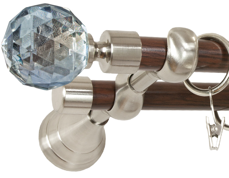 

Karnisz Crystal 300 cm Podwójny 3,0 karnisze fi 19
