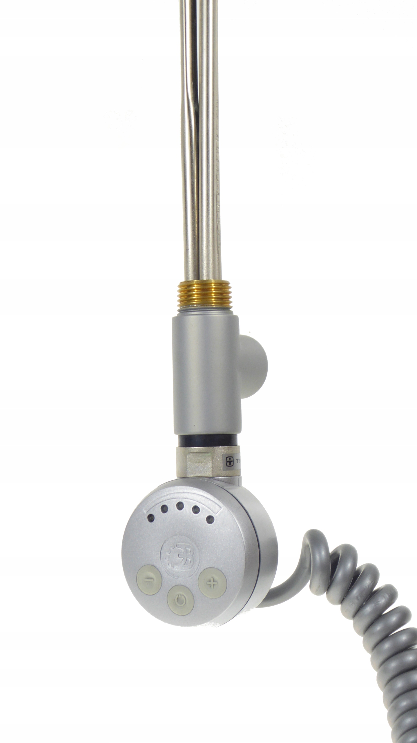 Terma Ohrievač Meg 1.0 600 W Silver saténový trojuholník