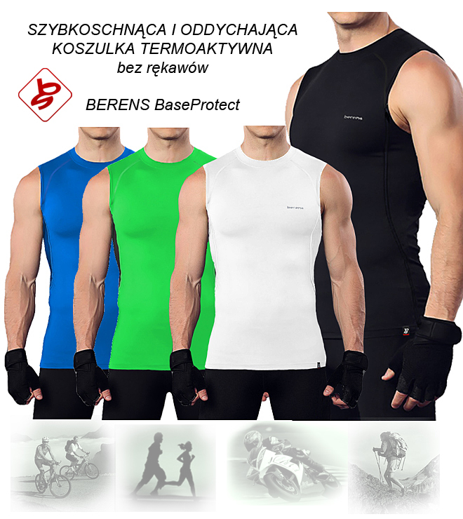 KOSZULKA TERMOAKTYWNA BEZRĘKAWNIK-BERENS Kolekcja berens