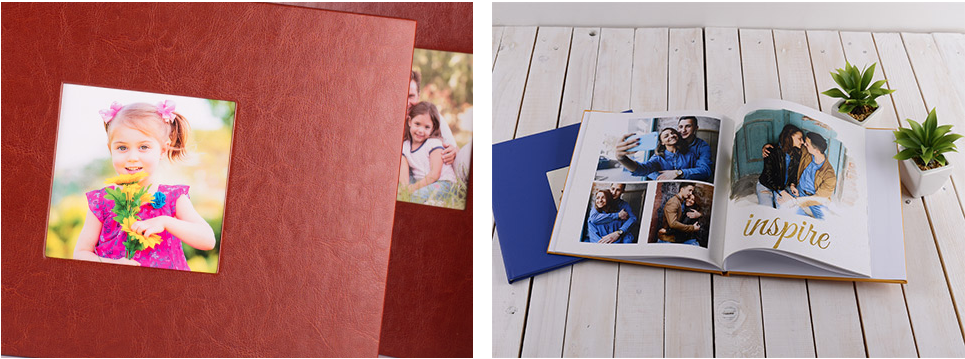 Fotoksiążka A4 PION 140 str OKŁADKA z EKO-SKÓRY Oprawa twarda