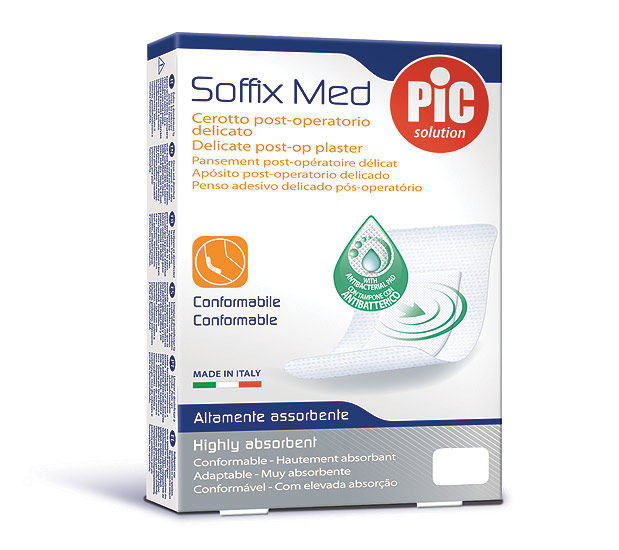 

Plastry Soffix Pooperacyjne 10x6 Antybakteryjne