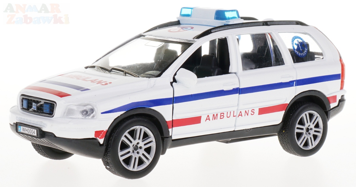 KARETKA POGOTOWIE AMBULANS VOLVO ŚWIATŁO DŹWIĘK Bohater brak
