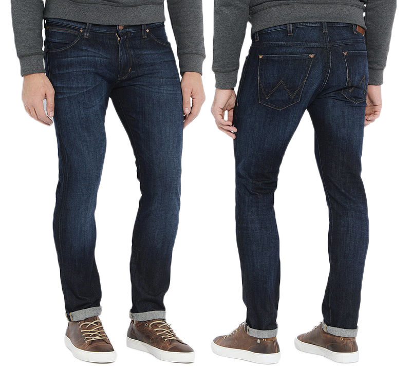 

Wrangler larston patina Biodrówki Rurki W32 L34