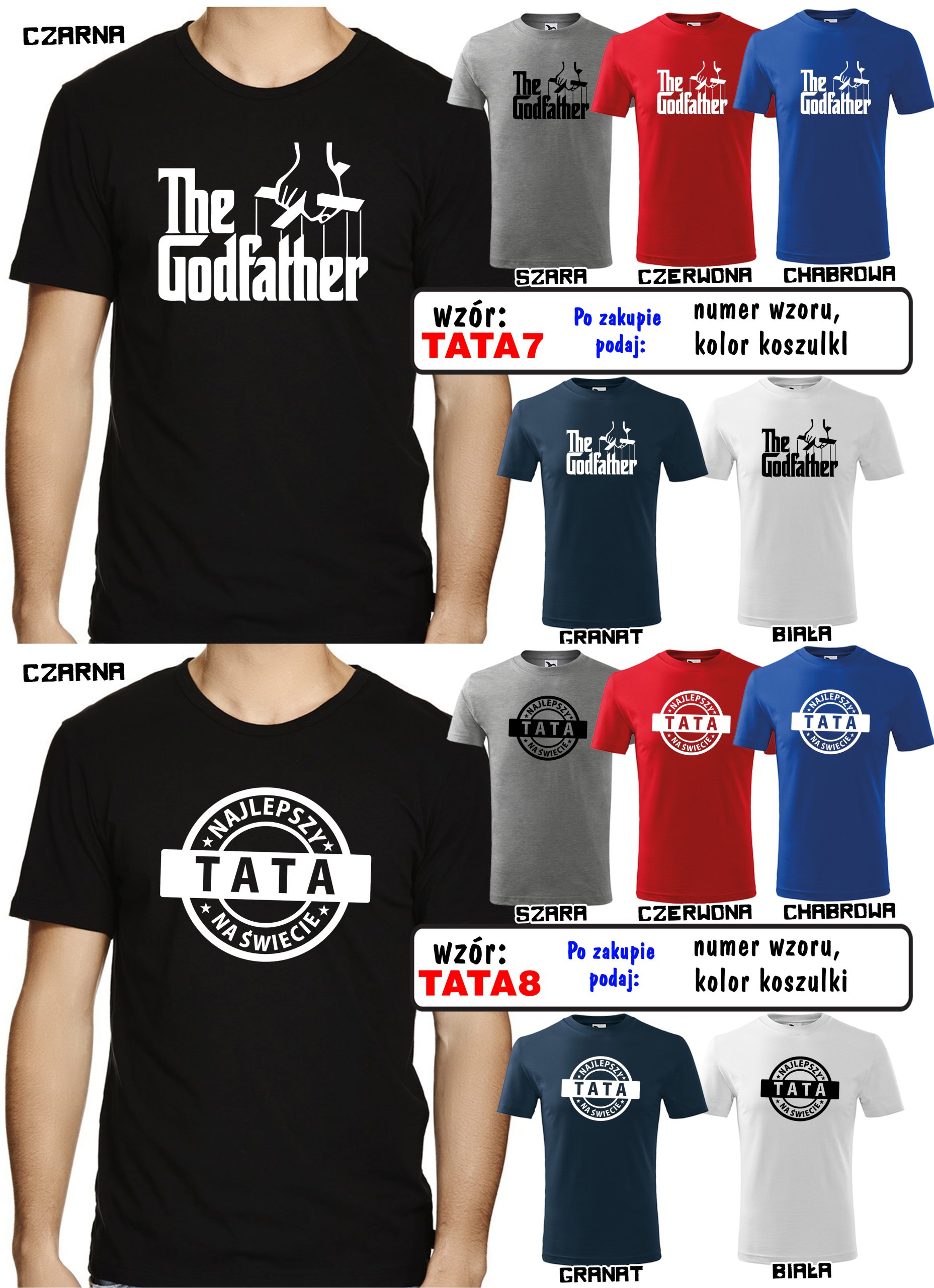 KOSZULKA dzień ojca DLA TATY SUPER PREZENT XXL Rozmiar XXL