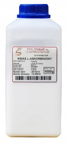 

Stanlab - kwas L-askorbinowy 1kg 1000g Czysty