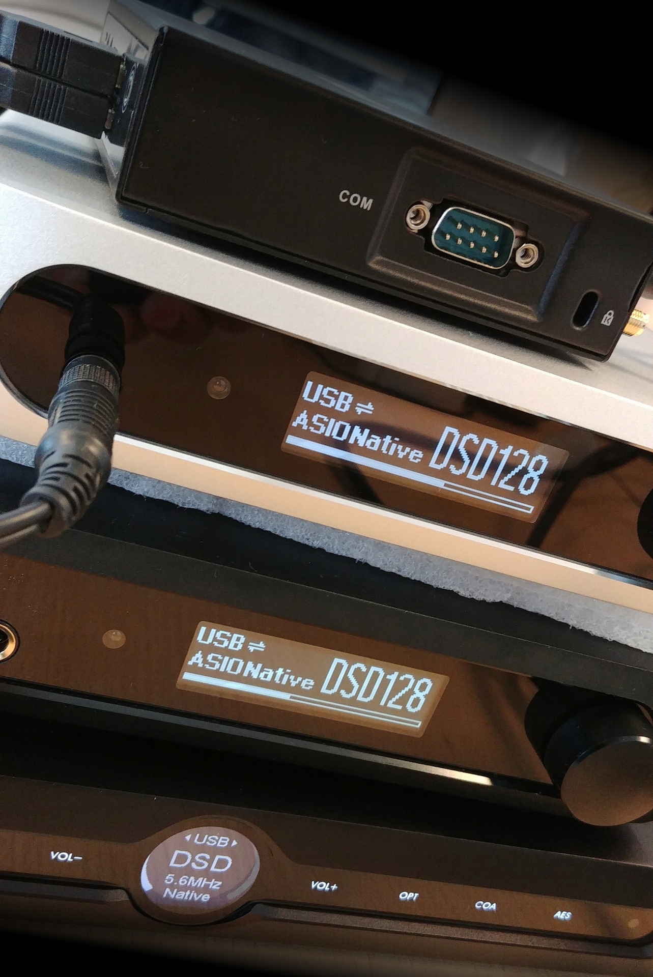 Daphile VM23 mini PC Audio USB DSD PCM FLAC Hi End Kolor czarny