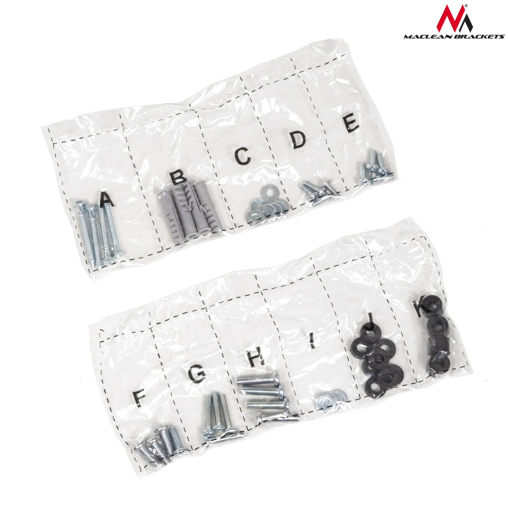 UCHWYT TELEWIZORA TV WIESZAK DO 13-42'' REGULOWANY VESA Maclean MC-667N Typ Stały Uchylny