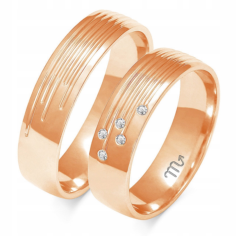 Zlaté Prsteny 14K 5,5 mm Zirkon id A-133