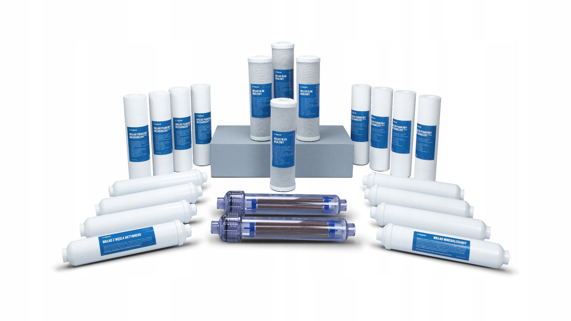 Wkłady RO7 na 2 lata + Jonizator osmoza! ZESTAW! Kod producenta MyAqua