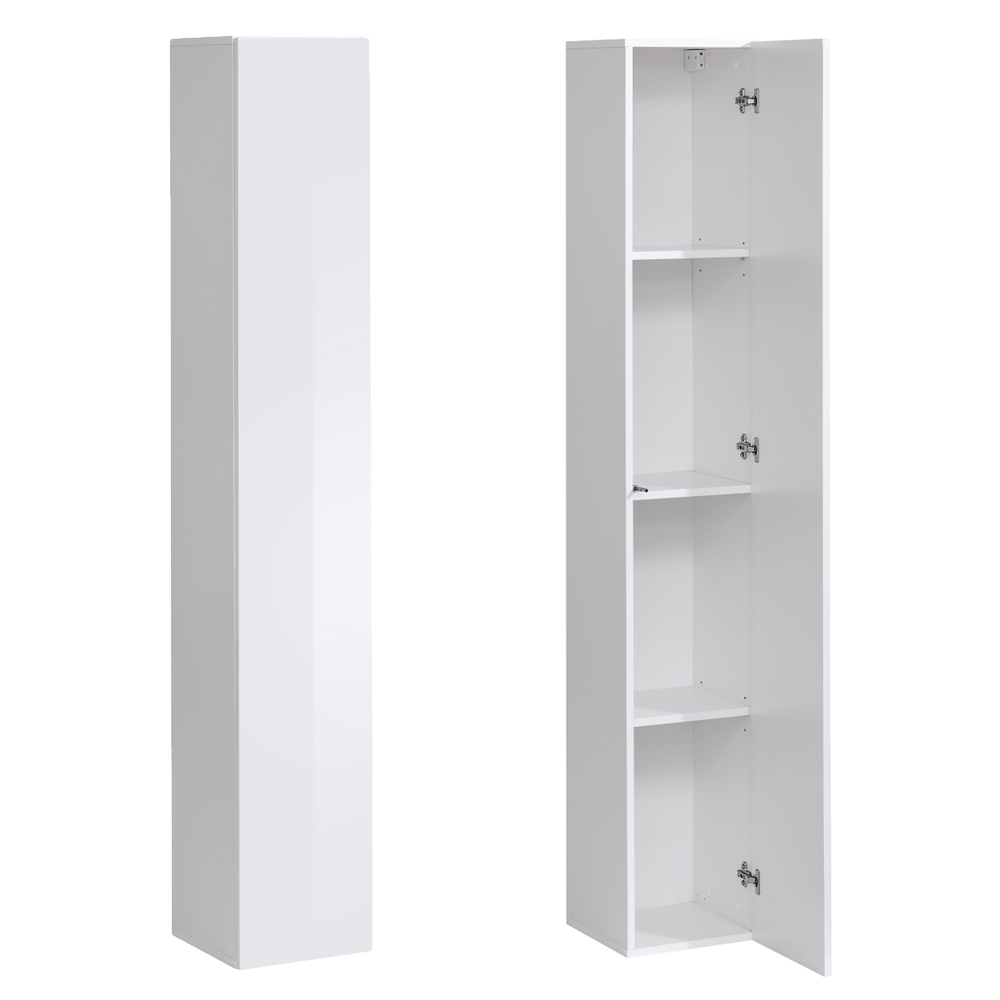 MEBLOŚCIANKA SWAP VI - WW, W. POŁYSK PVC Kolor frontów biały