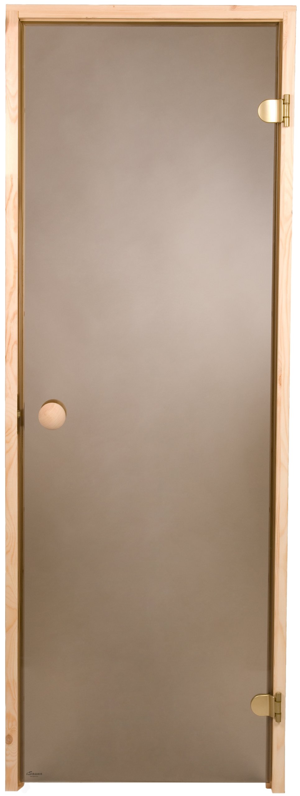 Дверь для сауны Fighter 69x189 см коричневая Сосна САУНА
