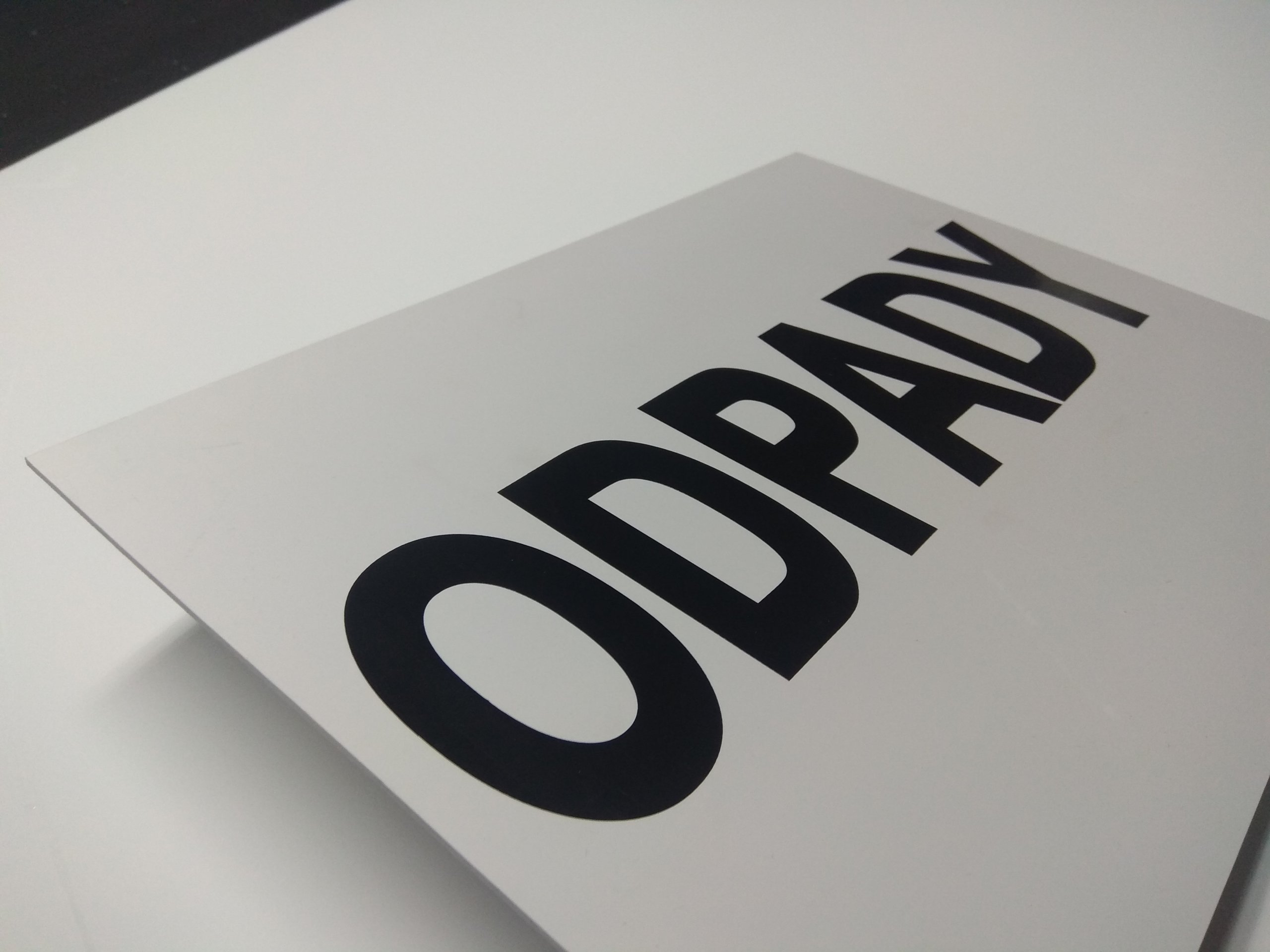 TABLICA ODPADY METALOWA tabliczka ALUMINIUM dibond Marka Extrareklamy.pl