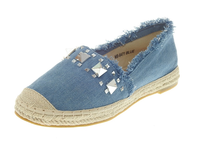 ESPADRYLE DAMSKIE ĆWIEKIE MB6471 Blue r.39 Długość wkładki 24.5 cm