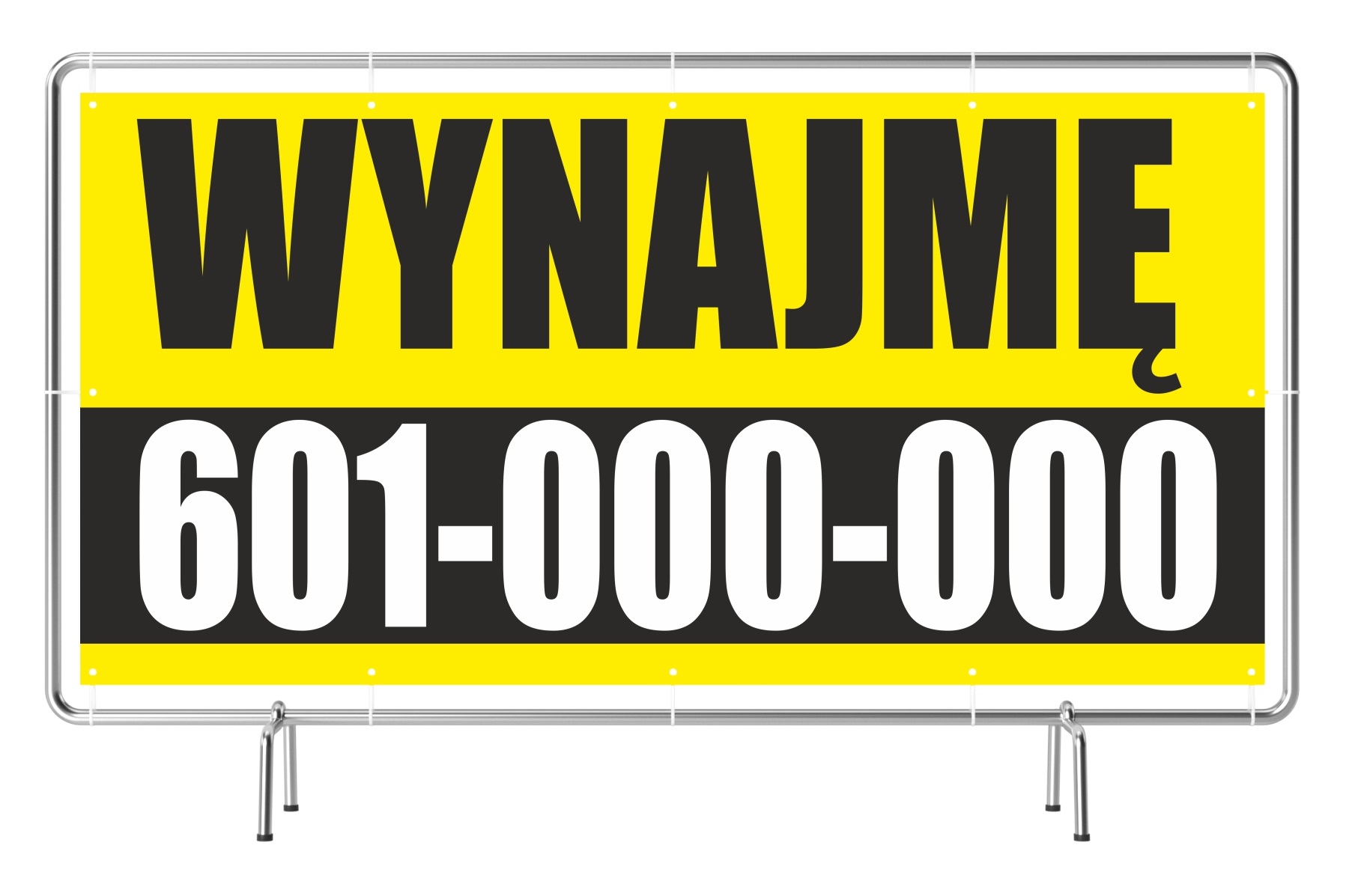 Banner BANER Reklamowy WYNAJMĘ - SPRZEDAM 2m x 1m