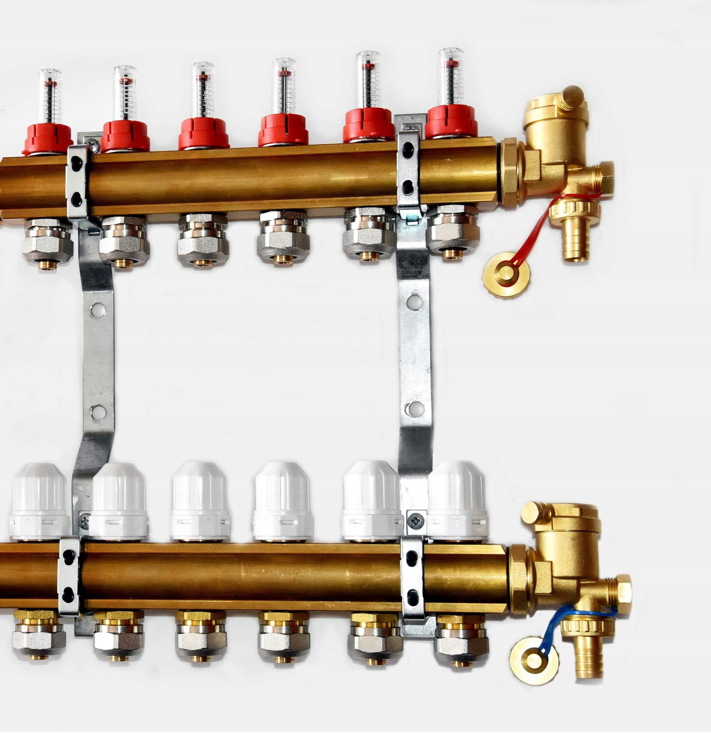 Rozdzielacz 2 obw. z grupą pompową do podłogówki Kod producenta GPIBOATM366+UGPZ2+D16