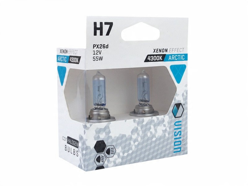 

Żarówki Vision Arctic White H7 12V 55W E4 +90%