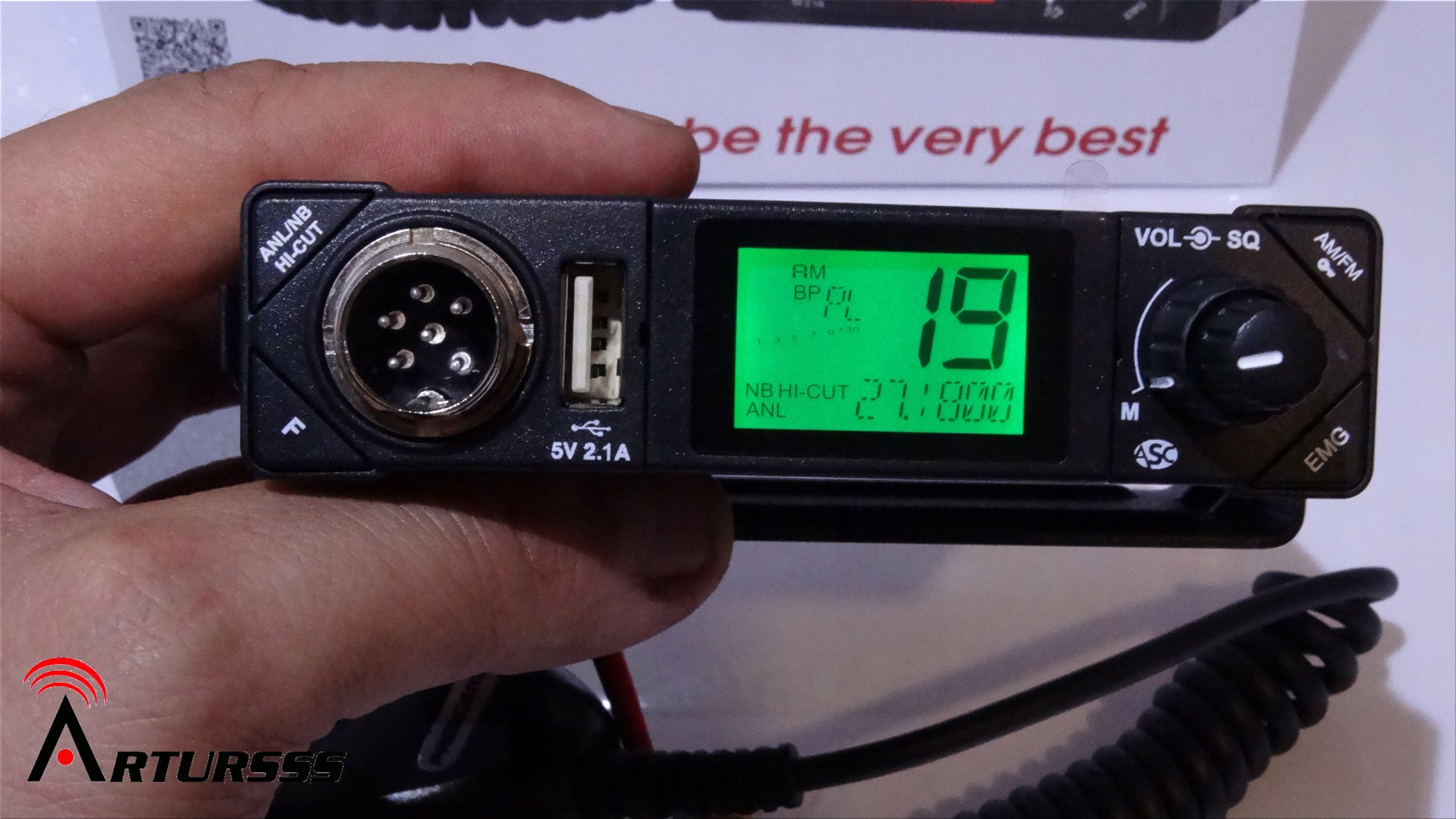 Zestaw CBRADIO President BILL Sirio ML 145 TOP1 Weight with packaging 1 kg