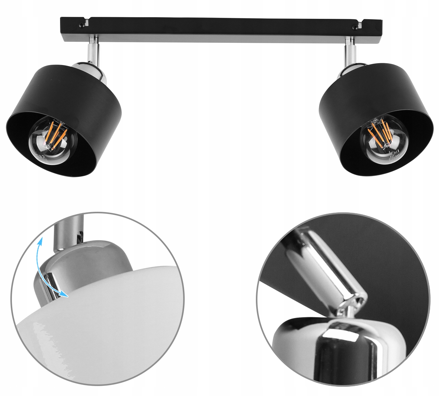 LAMPA WISZĄCA SUFITOWA ŻYRANDOL PLAFON METALOWA Materiał dominujący metal