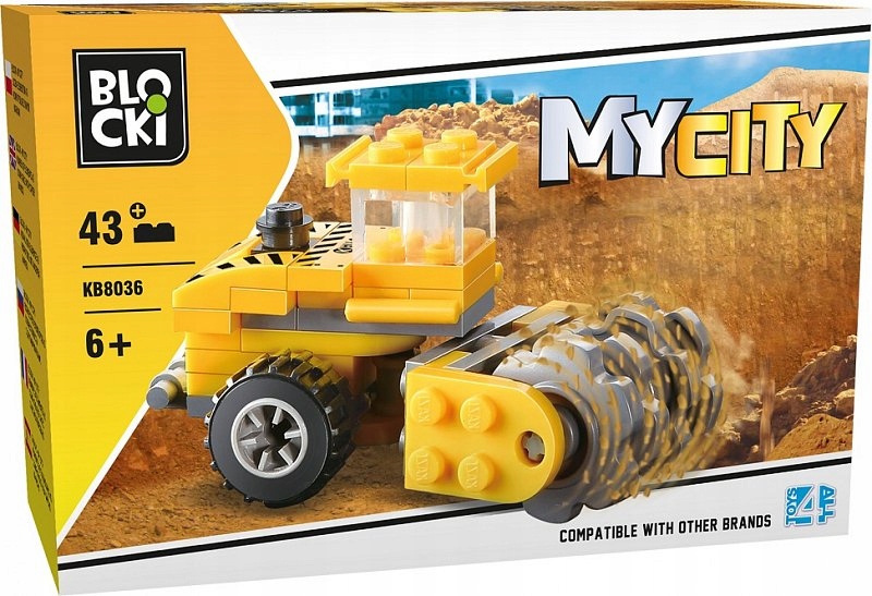 

Klocki Blocki Budowa 43e Walec na budowie Auto