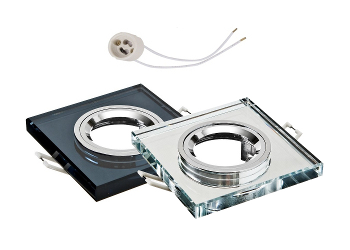 Oprawa sufitowa oprawka szklana do LED 230V GU10 Kod producenta CT73C