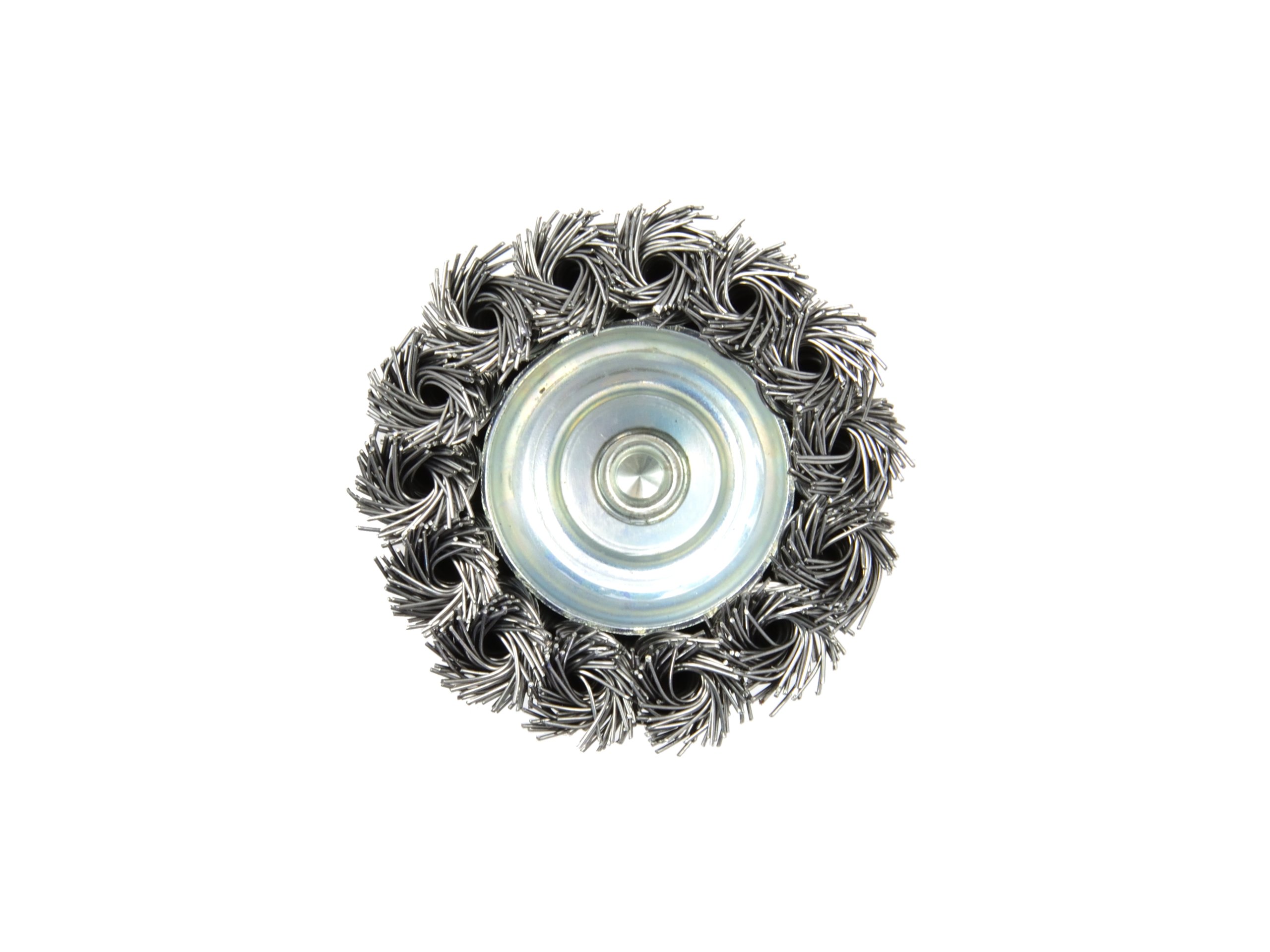 SZCZOTKA DRUCIANA PLECIONA NA TRZPIENIU 65mm Marka Geko