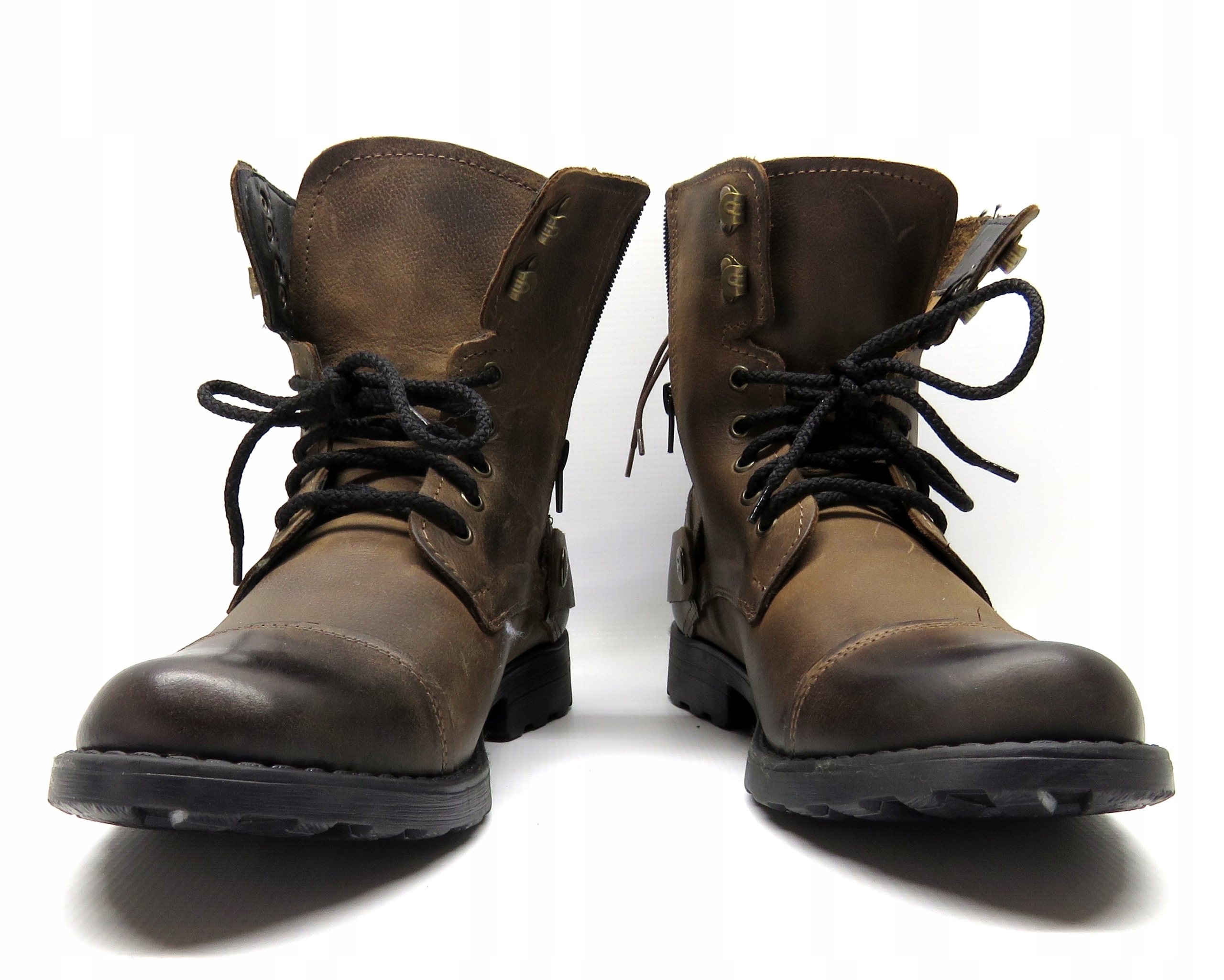 2B BRĄZ militarne sztyblety POLSKIE skóra r41 Kod producenta 2B