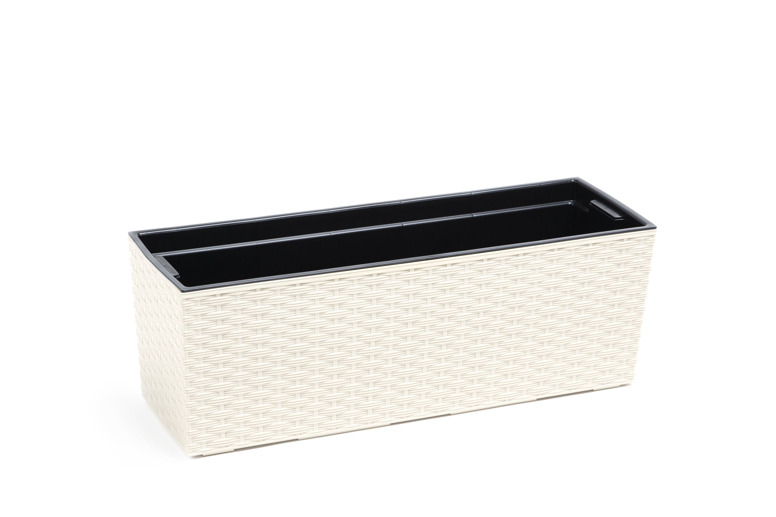 

Skrzynka Begonia Rattan 19x56 h19,5 Wkład Krem