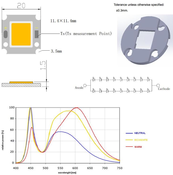 ART Power LED SMD 10W WHITE-RICH 4K światł.=1100lm SMD tak