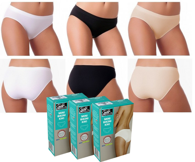 

3szt. Gatta Majtki Figi bikini Kiki r. XL