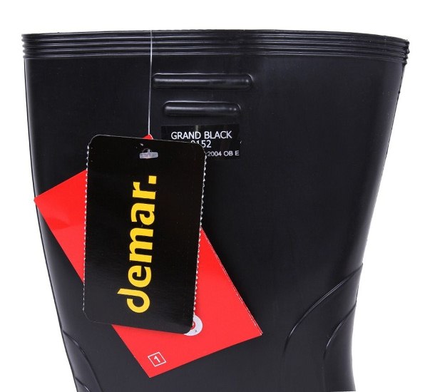 Kalosze Grand Czarne w mokre deszczowe dni Gumiaki Kod producenta 5907613601523