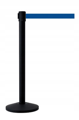 SŁUPEK ODGRADZAJĄCY SŁUPKI Z TAŚMĄ 2,5 M NIEBIESKĄ Marka inny