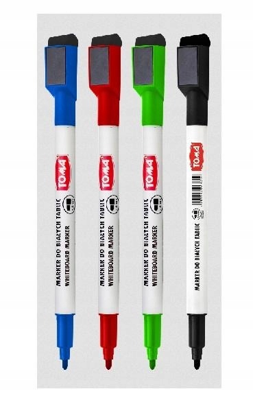 MARKERY do tablic suchoscieralnych x4 z magnesem