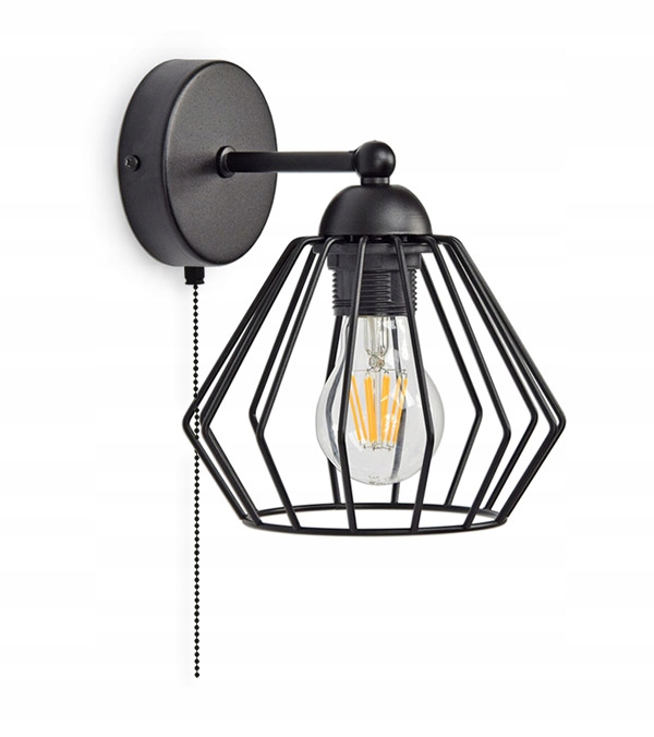 

Kinkiet Loft Druciany Edison z drutu 724-KW1