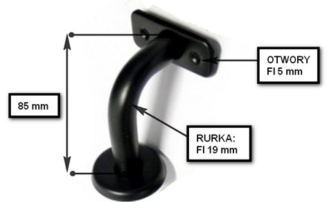 UCHWYT DO MONTAŻU PORĘCZY TRALKI SCHODY MOCOWANIE Producent inna