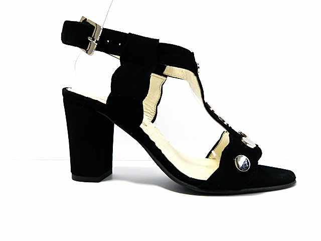 Dámské sandály Gopol 39 Černá semišová kůže