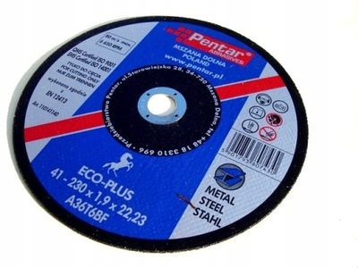 

Tarcza Do Cięcia Metalu 230x1,9x22 Pentar 25szt
