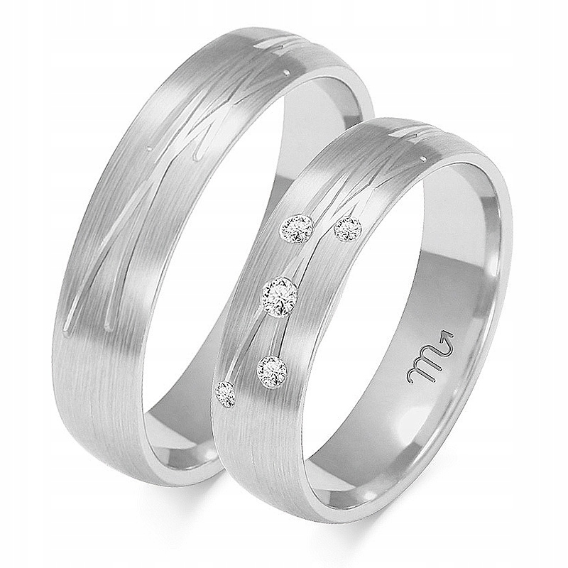 Zlaté Prsteny 14K 5 mm Zirkon id O-137