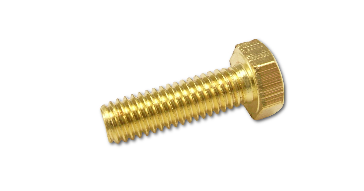 ŚRUBA SZEŚCIOKĄTNA MOSIĘŻNA M6x30 MOSIĄDZ 2szt Kod producenta 1549