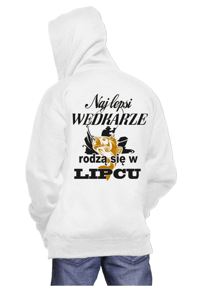 

Bluza Z Kapturem Urodziny Wędkarza W Lipcu r.L