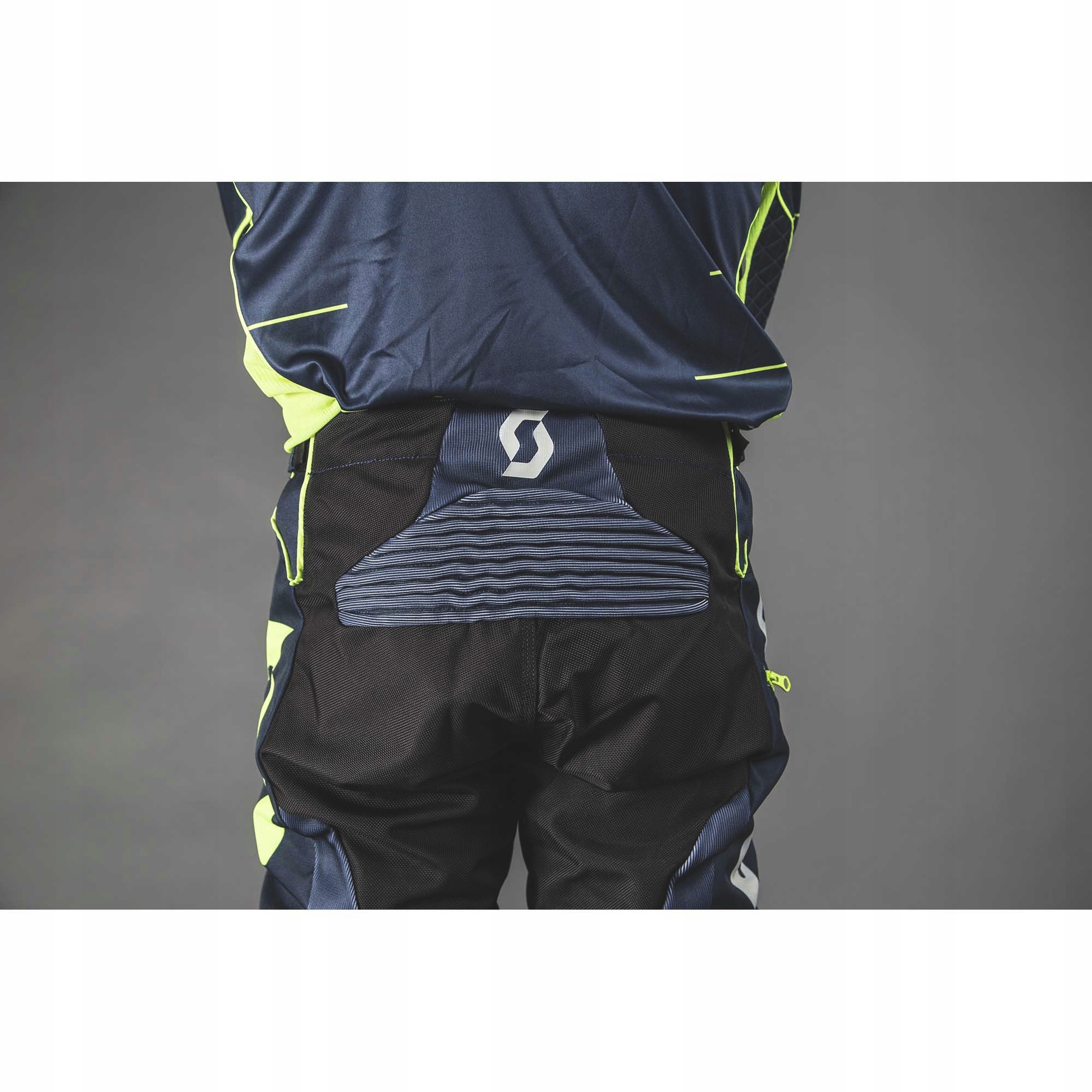 SCOTT Spodnie Motocyklowe ENDURO Rozmiar 30 Niebiesko Żółte Poznań Producent Scott