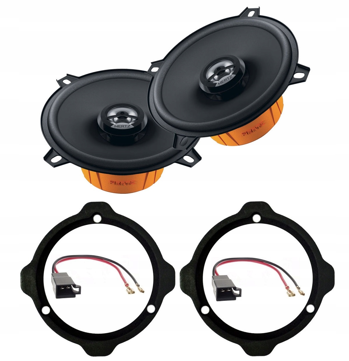 Automobilové reproduktory s 2 priechodnými vzdialenosťami Mdf 13 cm Audi A3 8L Hertz DCX 130.3