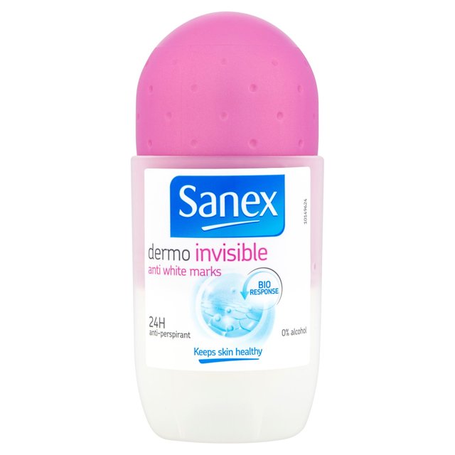 

Sanex Dermo Invisible bez bialych plam roll-on 50m