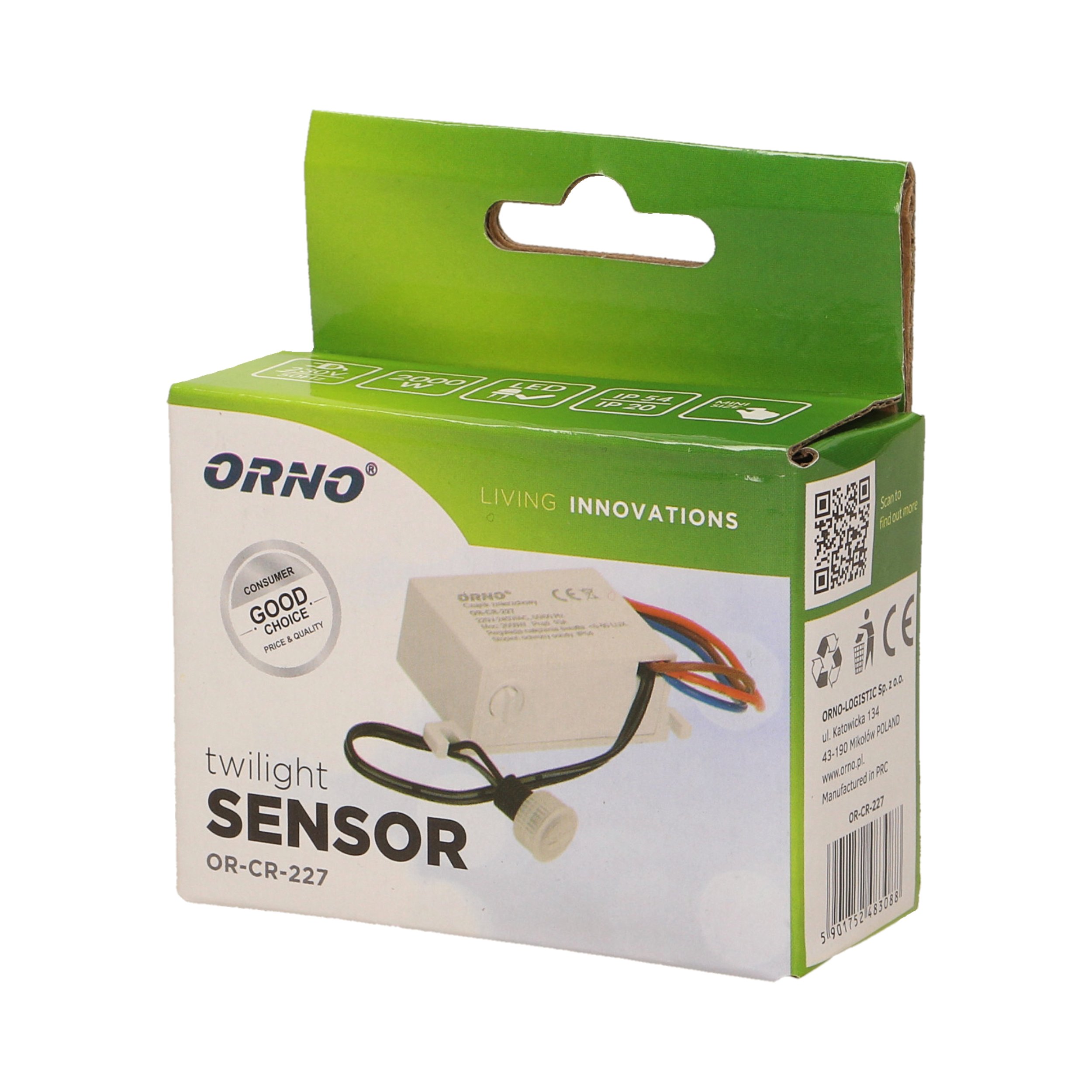 CZUJNIK ZMIERZCHU AUTOMAT ZMIERZCHOWY Z SONDĄ ZEW. EAN (GTIN) 5905204502723