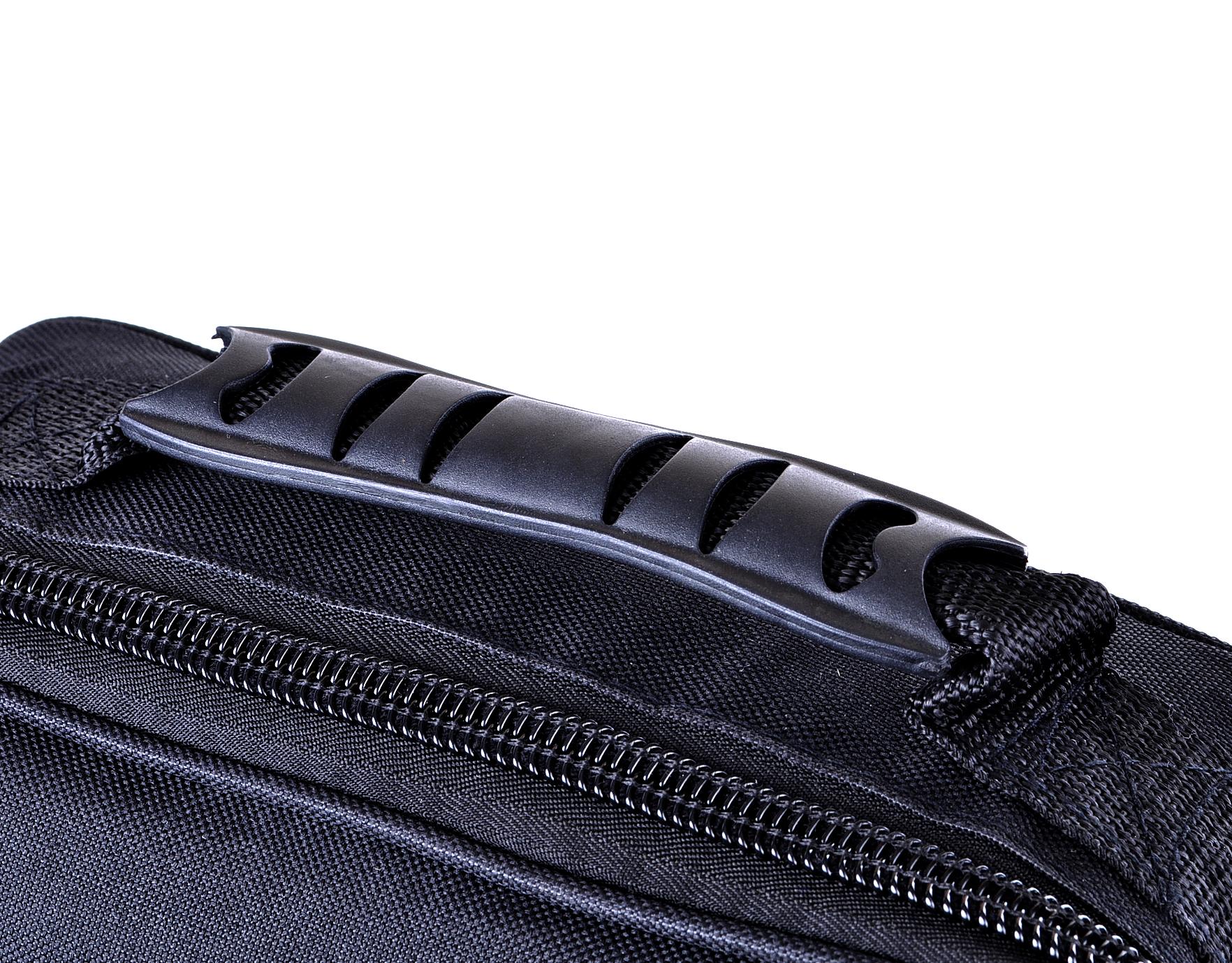 CODZIENNA CZARNA TORBA MĘSKA NA RAMIĘ Z KABURĄ 13L Liczba komór 4