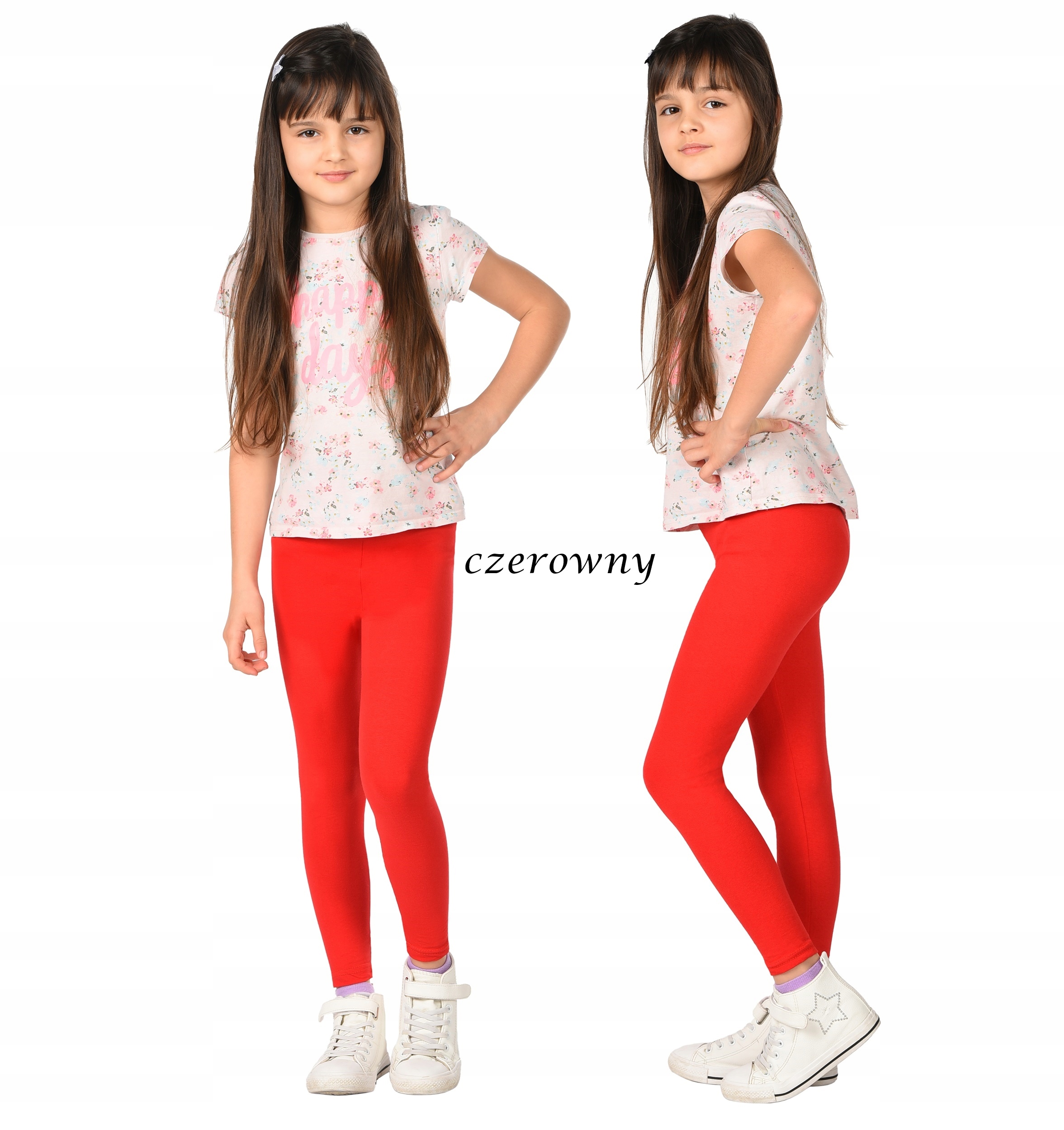 Legginsy dziecięce getry MIX KOLORÓW D1 152 Płeć dziewczynki