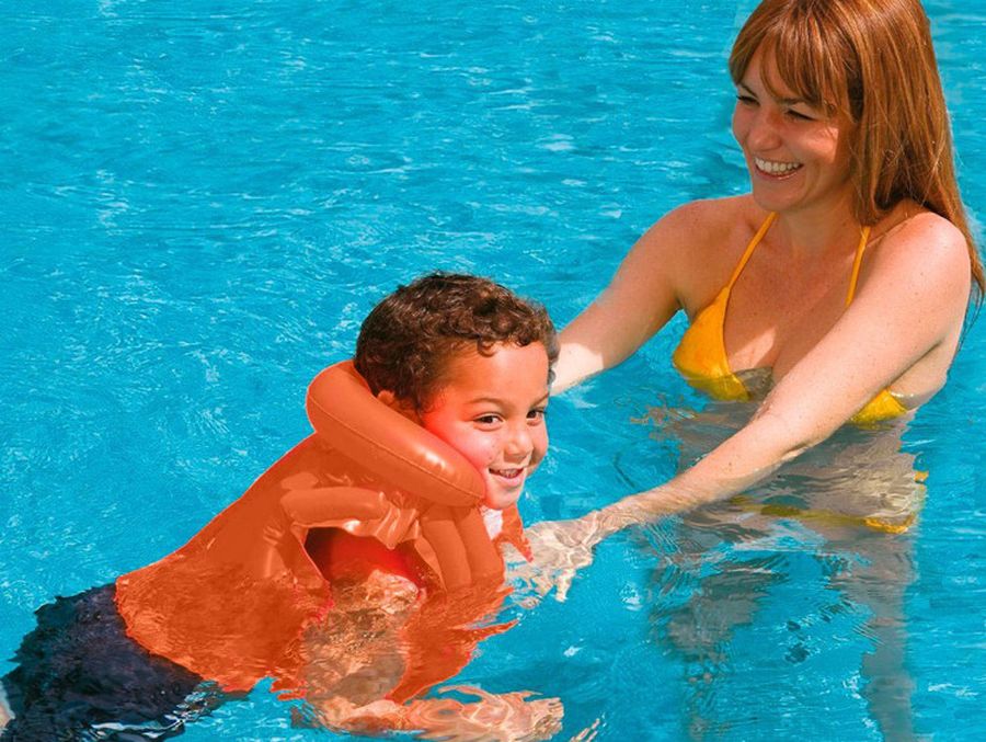 DMUCHANA KAMIZELKA INTEX DO NAUKI PŁYWANIA 58671 Marka Intex